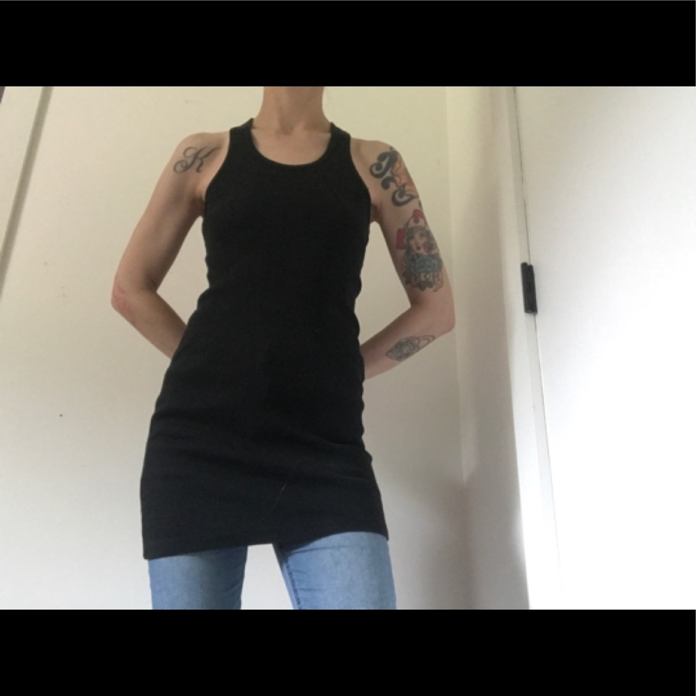 VENUS Racerback Ribbed Tank-top Dress/Shirt Y2K - Picture 4 of 13